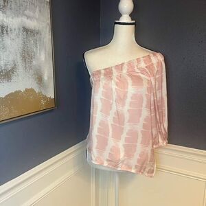Sofia One Sleeve Tie Dye Blouse